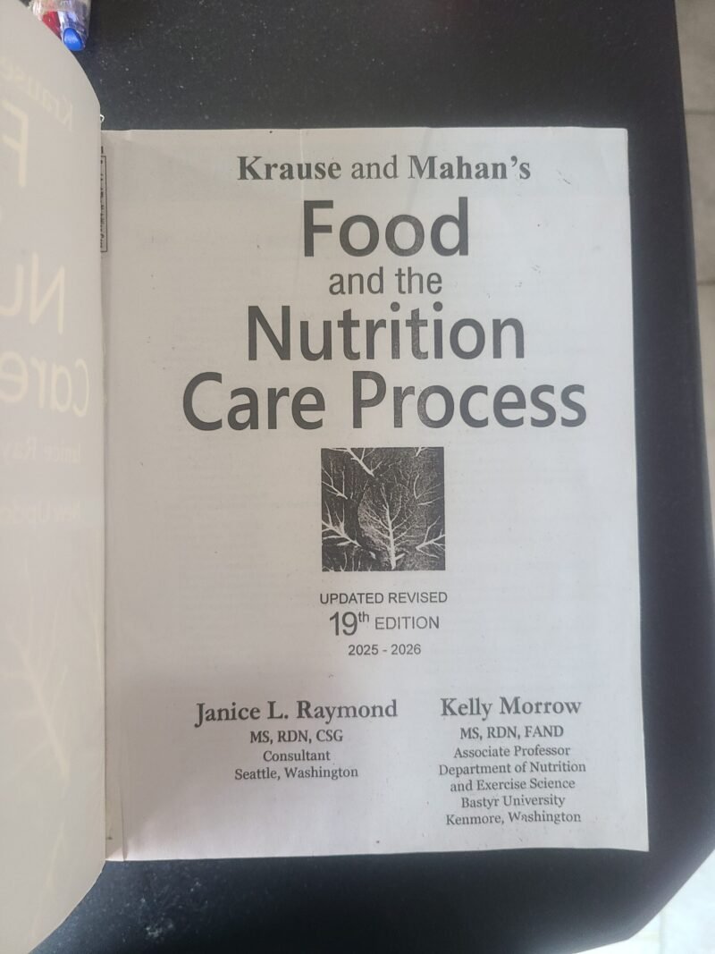 Krause's Food & the Nutrition Care Process 19th by L. Kathleen Mahan - Image 2