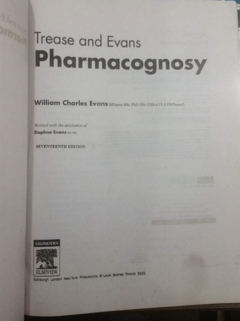 Trease and Evans Pharmacognosy 17e by William C. Evans - Image 2