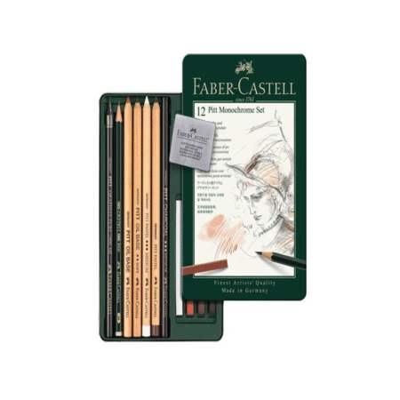 Faber Castell Pitt® Monochrome Set – Tin of 12