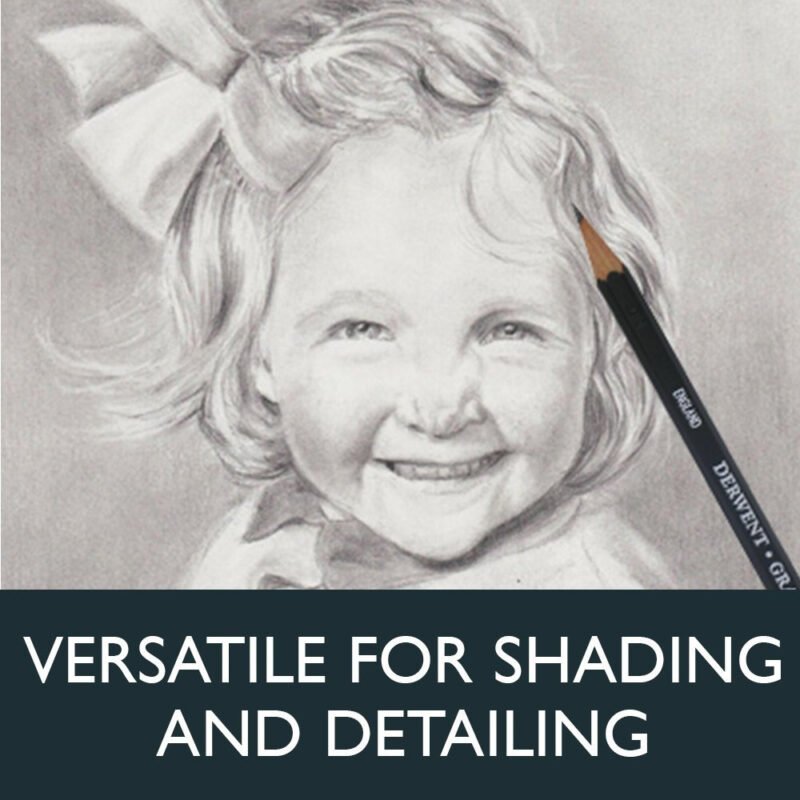 Derwent Graphic Drawing Pencils Soft Metal Tin 24 Count (34202) - Image 4