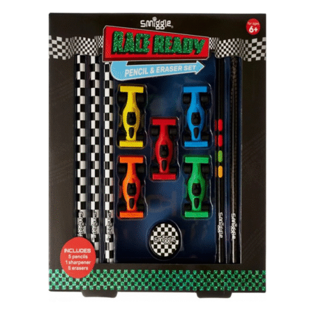 Smiggle Ride Pencil And Eraser Gift Box Set