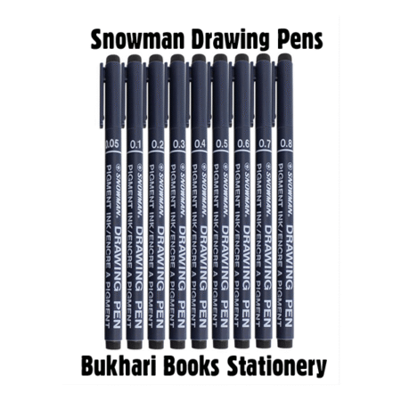 Snowman Drawing Pens