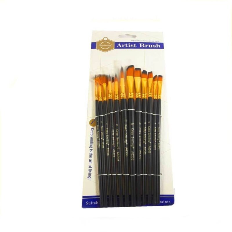 Artist Brushes Set 12 Professional Paint Brush