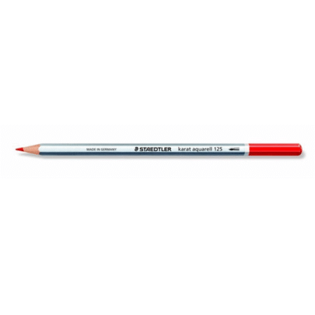 Staedtler Karat Aquarelle 125 1 Stick Red Pencils – Red