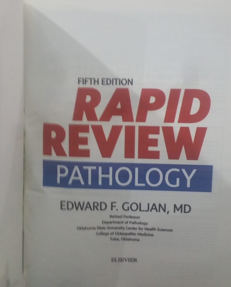 Rapid Review Pathology 5th Edward F. Goljan - Image 2