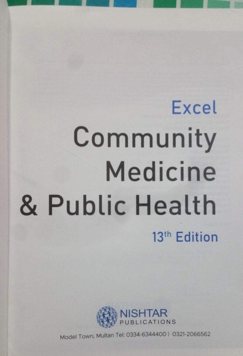 Excel Community Medicine & Public Health 13th - Image 3