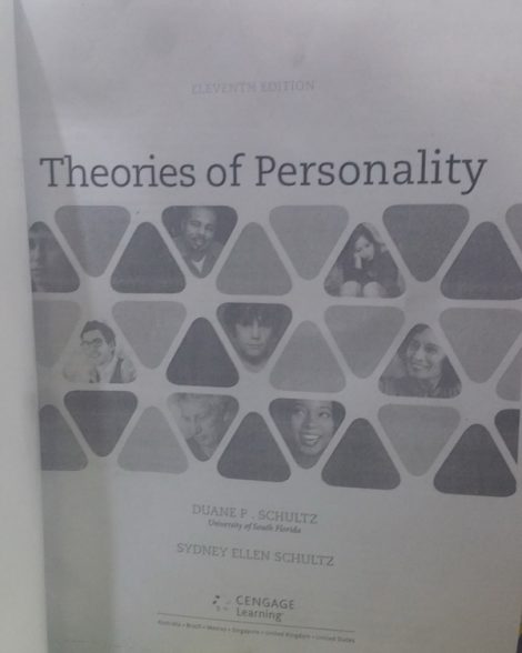 Theories Of Personality 11th Edition By Duane P. Schultz Buy Online In ...