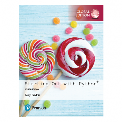 Python® Starting out with 4th Global Edition by Tony Gaddis