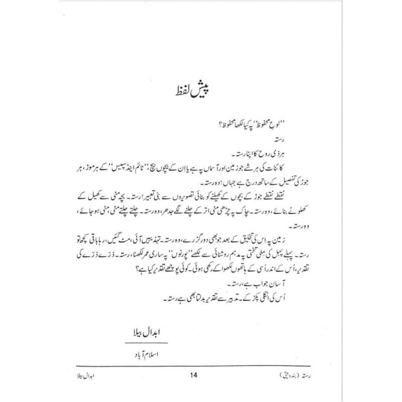 Rasta (Banda Beeti) by Abdaal Bela رستہ - Image 2
