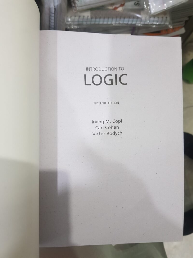 Introduction to Logic 15th by Irving M. Copi - Image 2