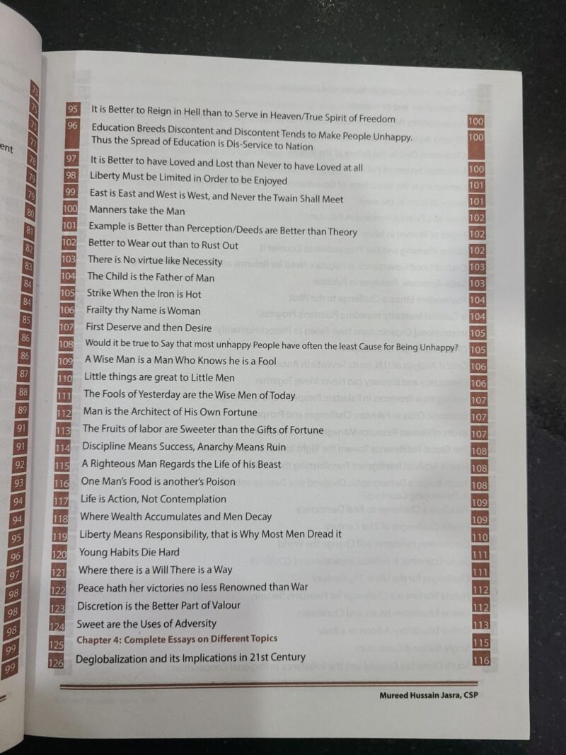 Winning Essays for CSS, PMS and Other Competitive Exams by Mureed Hussain Jasra - Image 6