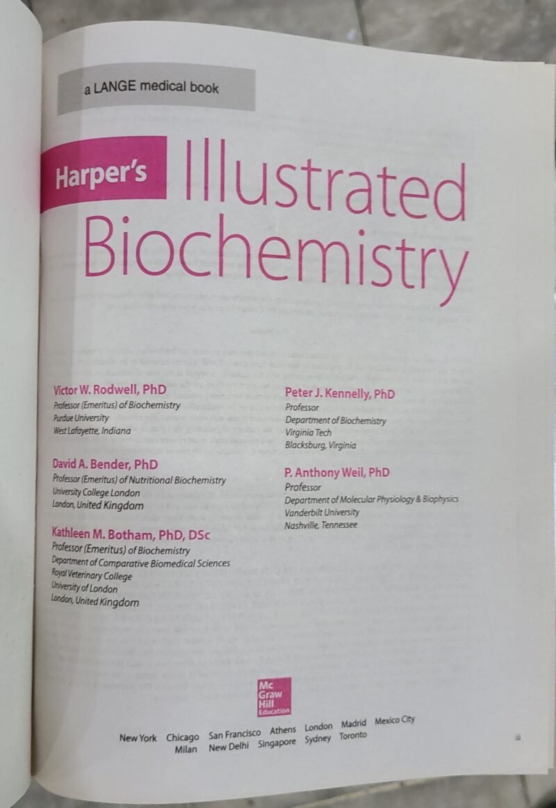 Harper's Illustrated Biochemistry, 32nd Edition - Image 2