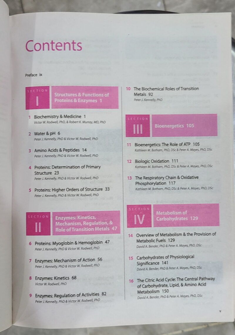 Harper's Illustrated Biochemistry, 32nd Edition - Image 3