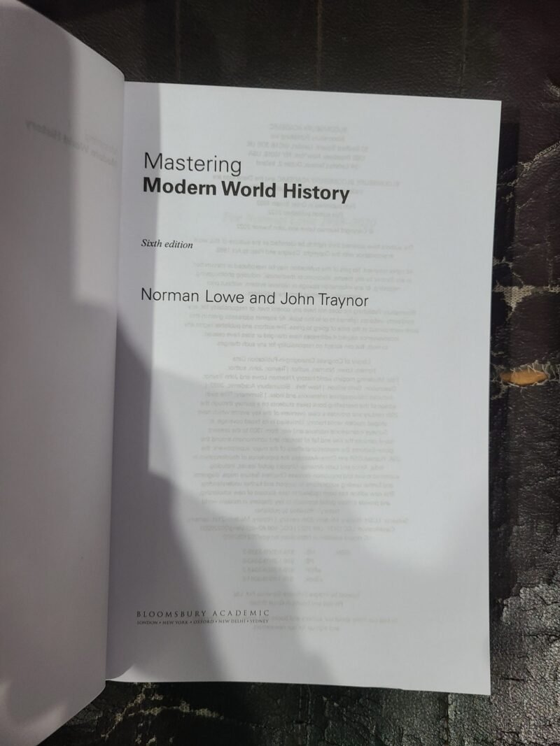 Mastering Modern World History 6th by Norman Lowe, John Traynor - Image 2
