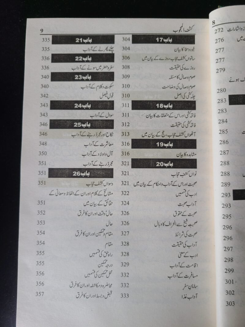 Kashf ul Mahjoob  (کشف المحجوب) حضور سیدی داتا گنج بخش علی ہجویری رحمۃ اللہ علیہ - Image 9